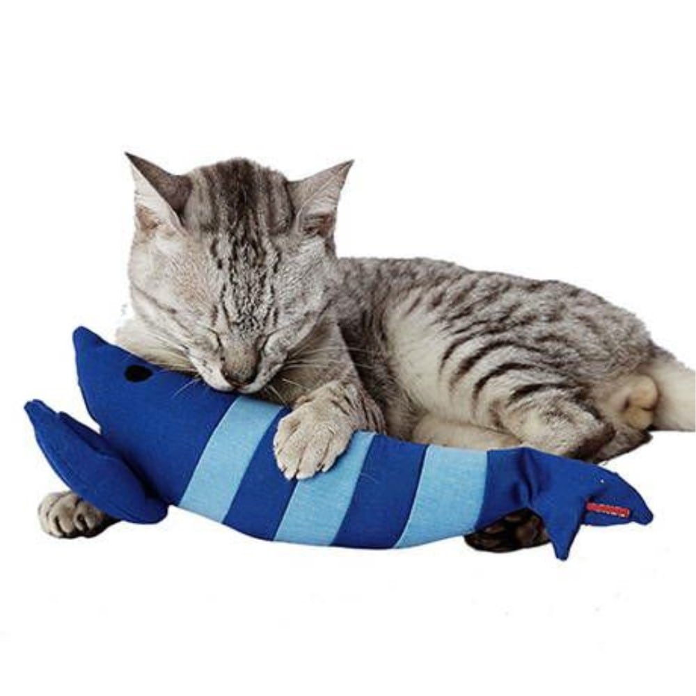 ペティオ　猫用おもちゃ　けりぐるみ　大好きブルーのエビ　Ｆ