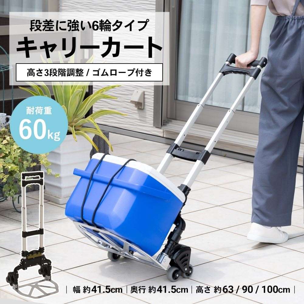LIFELEX ６輪キャリーカート　ＬＦＸ１０－６８７２ ６輪キャリーカート