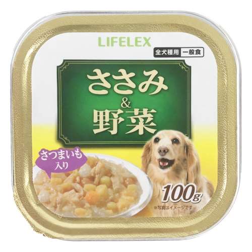 ※※LIFELEX ささみトレー　ささみ＆野菜　さつまいも入り　×２４個セット