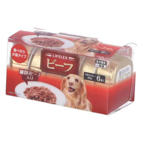 LIFELEX ビーフトレー　ビーフ　40ｇ×6個入り　×６個セット