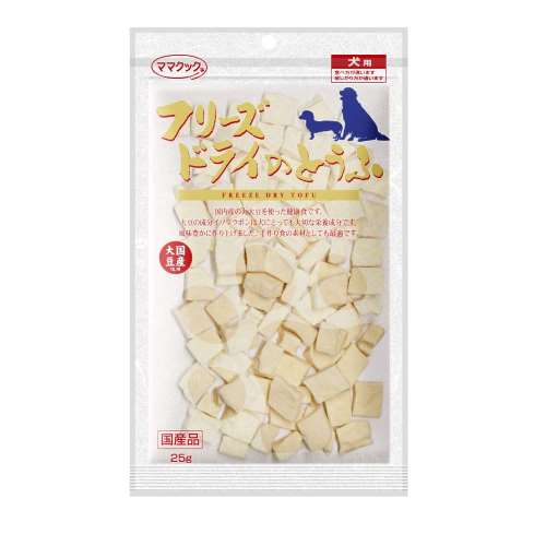 ママクック　フリーズドライとうふ犬用　２５ｇ