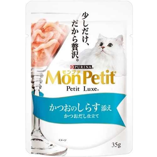 モンプチ　プチリュクス　かつおのしらす添え　３５ｇ　×４８個セット