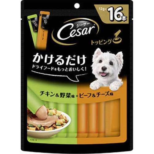 マースジャパンリミテッド　シーザートッピング　チキンＶチーズ１２ｇ×１６Ｐ