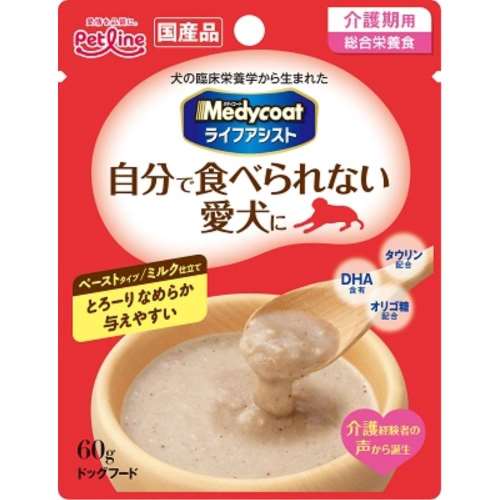 ペットライン　ＭＣライフアシスト　ペーストタイプミルク仕立６０ｇ