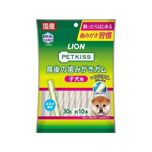 ライオン商事　食後の歯みがきガム　子犬用３０ｇ