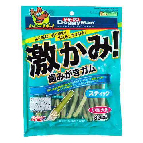 激かみ！歯みがきガム　スティック小型犬 ３０本