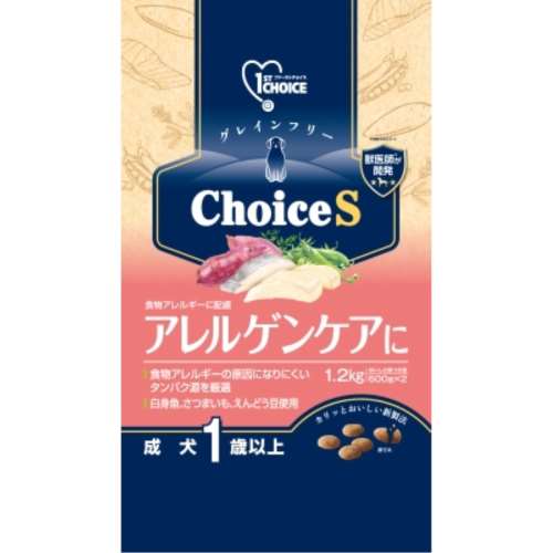 アース・バイオケミカル　ファーストチョイス　ＣｈｏｉｃｅＳアレルゲンケアに成犬１歳以上１．２ｋｇ