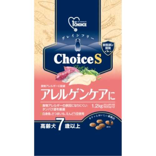 アース・バイオケミカル　ファーストチョイス　ＣｈｏｉｃｅＳアレルゲンケアに高齢犬７歳以上１．２ｋｇ