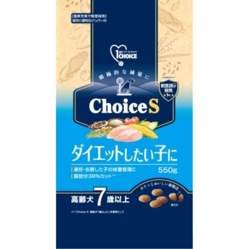 アース・バイオケミカル　ファーストチョイス　ＣｈｏｉｃｅＳダイエットしたい子に高齢犬７歳以上５５０ｇ