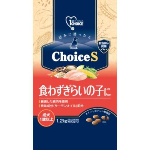 アース・バイオケミカル　ファーストチョイス　ＣｈｏｉｃｅＳ食わずぎらいの子に成犬１歳以上１．２ｋｇ