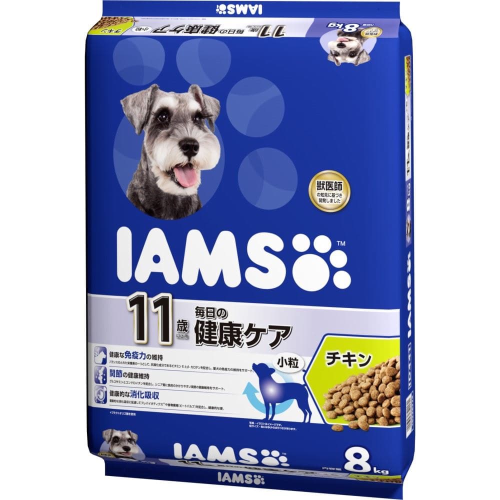 アイムス １１歳以上用　毎日の健康ケア　チキン　小粒　８ｋｇ 8kg・単品