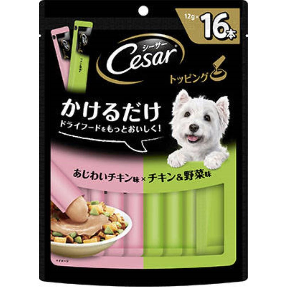 マースジャパンリミテッド　シーザートッピング　チキン野菜１２ｇ×１６Ｐ チキン野菜