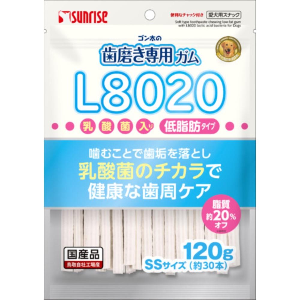 マルカン　サンライズ事業部　ゴン太の歯磨ガムＳＳ　乳酸菌低脂肪１２０ｇ 乳酸菌低脂肪